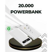 20.000mah Taşınabilir Powerbank Pd Teknolojili Çift Usb Çıkışlı