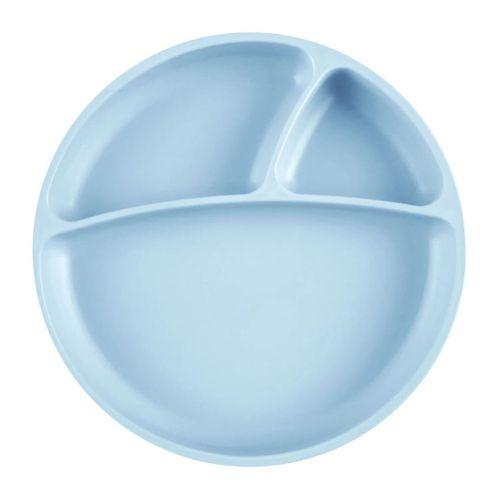 OiOi OiOi Porsiyon Vakum Tabanlı Silikon Tabak Mineral Blue