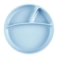 OiOi OiOi Porsiyon Vakum Tabanlı Silikon Tabak Mineral Blue