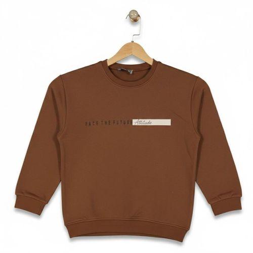 Erkek Çocuk Önü Baskılı Sweatshirt BGL-ST05235