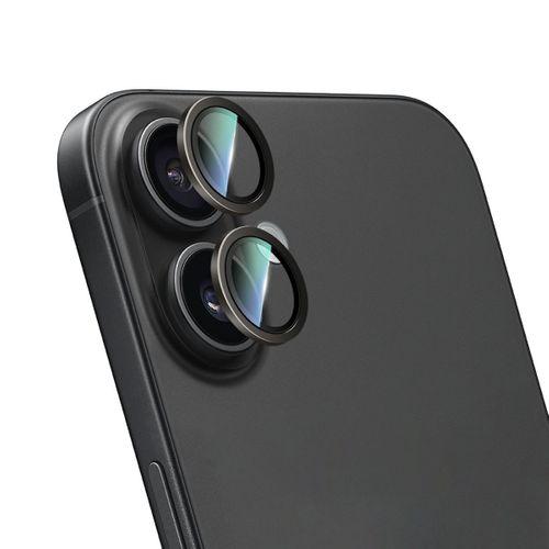 Apple iPhone 16 CaseWorld Alloy Serisi Oleofobik Anti Reflective Kamera Lens Koruyucu