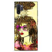 Lopard Samsung Galaxy Note 10 Plus Uyumlu Kılıf Sürreal Yüzler ♀ (18) Telefon Kılıfları Desenli