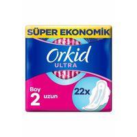 Orkid Ultra Ekstra Süper Ekonomik Hijyenik Ped Uzun 22'li