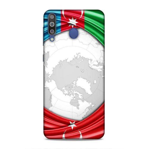 Samsung Galaxy M30 Uyumlu Kılıf Azarbaijan (17) Tasarım Kılıf Dünya Bayraklar