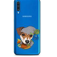 Zoologix (86) Samsung Galaxy A21s Şeffaf Kılıf Silikon Desenli