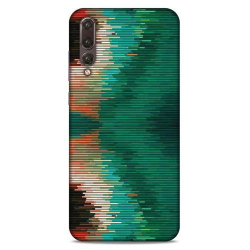 Lopard Huawei P20 Pro Uyumlu Kılıf PiXel (15) Antişok Kılıf Çizgili