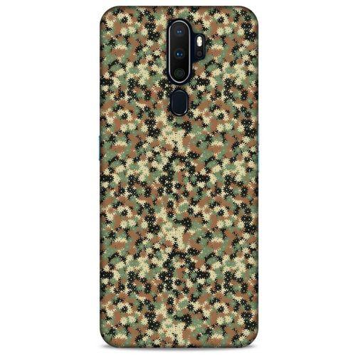 Kamuflaj 73 Oppo A5 2020 Kılıf Silikon Kapak