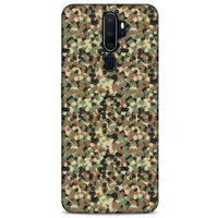 Kamuflaj 73 Oppo A5 2020 Kılıf Silikon Kapak
