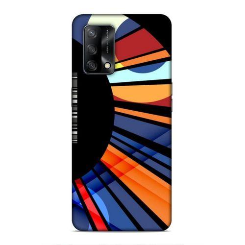 Oppo A74 4G Uyumlu Kılıf Insomnia (3) Kapak Siyah Turuncu