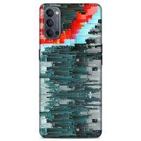 Lopard Oppo Reno 4 Uyumlu Kılıf PiXel (19) Kılıfları Gri Yeşil