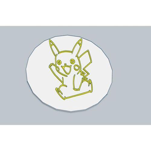Pikachu Coin 3D Baskı (Bu ürün Sadece Plastik parçadır - Almadan Önce Soru Sorabilirsiniz)