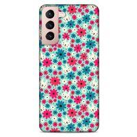 Lopard Samsung Galaxy S21 Uyumlu Kılıf Kediler (3) Kapak Çiçek ve Kedi
