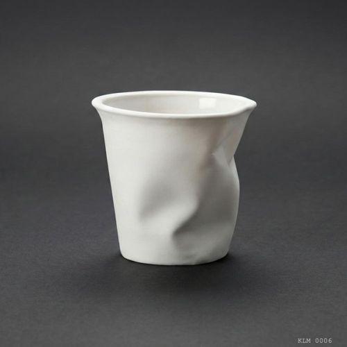 Beyaz Modern Yamuk Formlu Bardak Masaüstü ve Ofis Düzenleyici