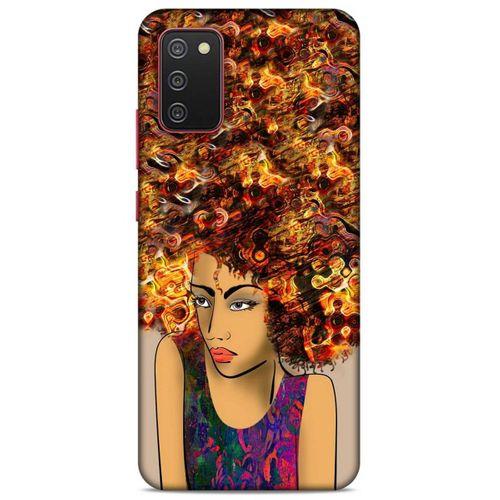 Lopard Samsung Galaxy A02S Uyumlu Kılıf Sürreal Yüzler ♀ (15) Antişok Kılıf Baskılı