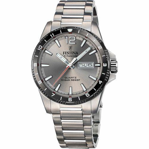 Festina F20698/1 Quartz Titanyum Gri 10 ATM 43 mm Erkek Kol Saati