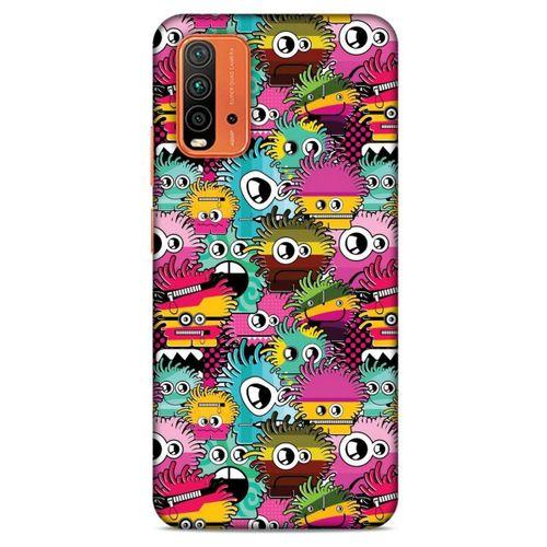 Lopard Xiaomi Redmi Note 9 4g Uyumlu Kılıf Graffitix (35) Fit Design Kılıf
