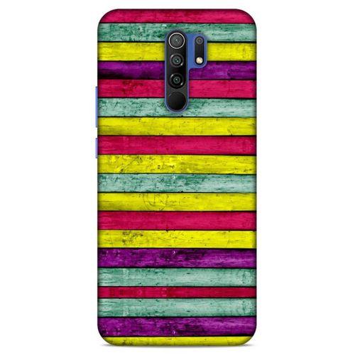 Lopard Xiaomi Redmi 9 Uyumlu Kılıf Wood'X (30) Silicone Case Desenli