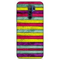 Lopard Xiaomi Redmi 9 Uyumlu Kılıf Wood'X (30) Silicone Case Desenli