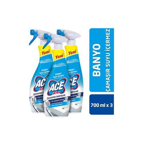 ACE Ultra Köpük Çamaşır Susuz Banyo 700ml x3