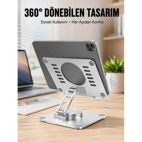 Çift Eksenli Ayarlanabilir Tablet Destek Standı Yeni Nesil