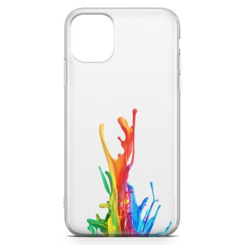 Apple iPhone 11 Pro Max Kılıf Duvar Boyası Arka Kapak Koruma Desenli Full Koruyucu