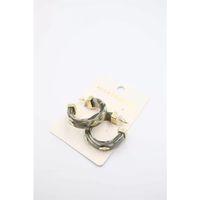 Taşlı Küpe - Yeşil