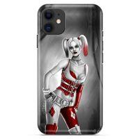 Apple iPhone 13 Mini Uyumlu Kılıf Harley Quinn (39) Liquid Crystal Kılıf Açık Limon