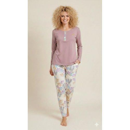 Limissi Viskon Alt Desenli Pijama Takımı