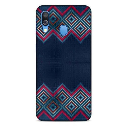 Kazak (37) Desenli Silikon Kapak Samsung Galaxy A40 Kılıf