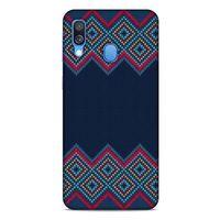 Kazak (37) Desenli Silikon Kapak Samsung Galaxy A40 Kılıf