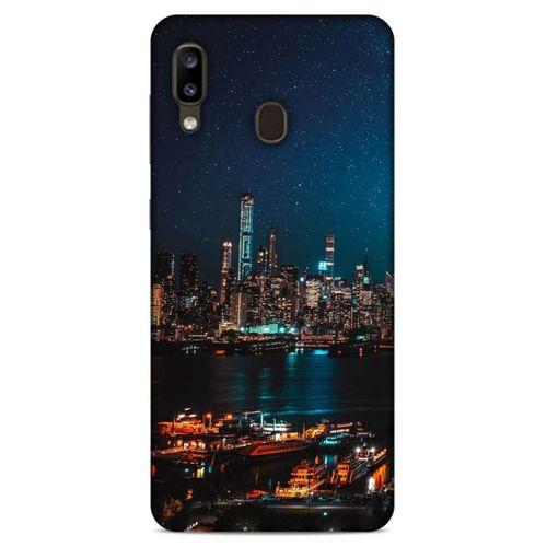 Lopard Samsung Galaxy A20 Uyumlu Kılıf Gece'S (6) Silikon Kılıf Şehir