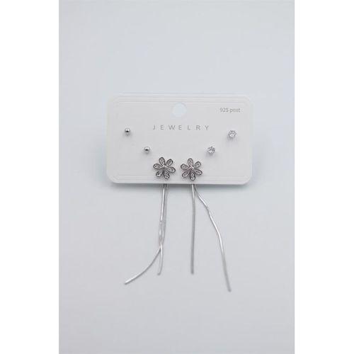 Çoklu Set Küpe - Gümüş