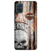 Samsung Galaxy A51 Uyumlu Kılıf Motorsiklet (12) Koruyucu Silikon Harley Davidson
