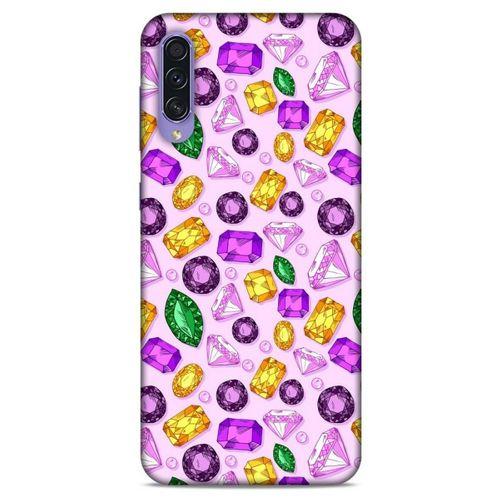 Samsung Galaxy A50s Kılıf Baskılı Özel Seri Taşlı (50) Shockproof Kılıf