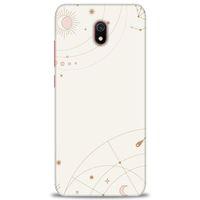 Xiaomi Redmi 8A Kılıf HD Baskılı Kılıf - Yıldız Haritası + Tam Ekran Koruyucu