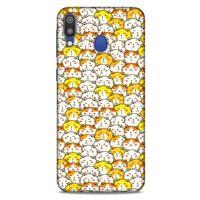 Lopard Samsung Galaxy M20 Uyumlu Kılıf Kediler (28) Arka Kapak Tombul Kedi