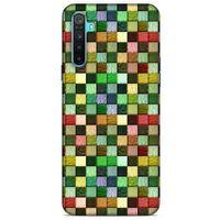 Oppo Realme 6i Kılıf Patchwork (50) Shockproof Kılıf Karışık Renkli