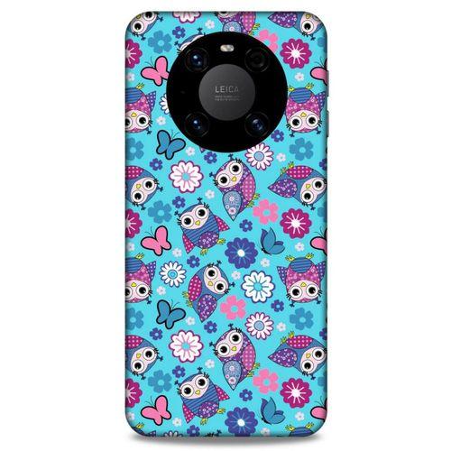Lopard Huawei Mate 40 Pro Uyumlu Kılıf Baykuşlar (11) Tam Koruma