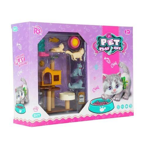 EVCİL HAYVAN YAVRU KEDİ OYUN SETİ-MGA