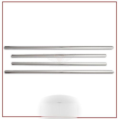 Skoda Fabia Cam Çıtası 2000-2007 Uyumlu Paslanmaz Çelik Parça