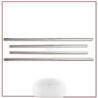 Skoda Fabia Cam Çıtası 2000-2007 Uyumlu Paslanmaz Çelik Parça