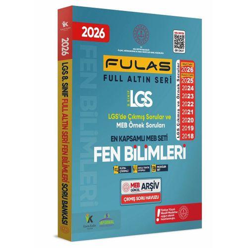 2026 8 Sınıf Full LGS Altın Seri (FULAS) FEN BİLİMLERİ MEB Çıkmış Soru Bankası Modüler Seti Çözümlü