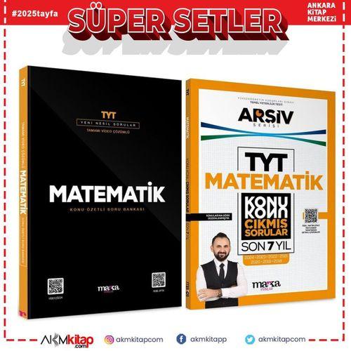 Marka Yayınları TYT Matematik Soru Bankası ve Arşiv Serisi Konu Konu Çıkmış Sorular Seti 2 Kitap