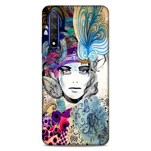 Lopard Huawei P Smart S 2020 Uyumlu Kılıf Sürreal Yüzler ♀ (20) Koruyucu Kılıf Desenli