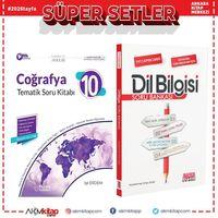 Palme 10.Sınıf Coğrafya ve AKM Dil Bilgisi Soru Bankası Seti 2 Kitap