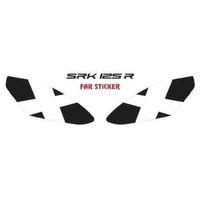 RKS Rks Srk 125 R 2023 - 2025 Uyumlu Far Sticker Beyaz X