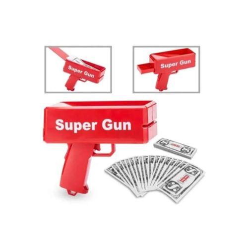 Kırmızı Çocuklara Özel Para Fırlatma Makinesi Para Saçma Tabancası