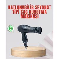 Seyahat Tipi Saç Kurutma Makinesi Katlanabilir Hafif Yapı