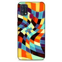 Samsung Galaxy M31 Kılıf Pastel Renkler (28) Arka Kapak Karışık Renkli