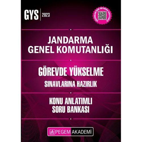 2023 Jandarma Genel Komutanlığı GYS Konu Anlatımlı Soru Bankası Pegem Yayınları